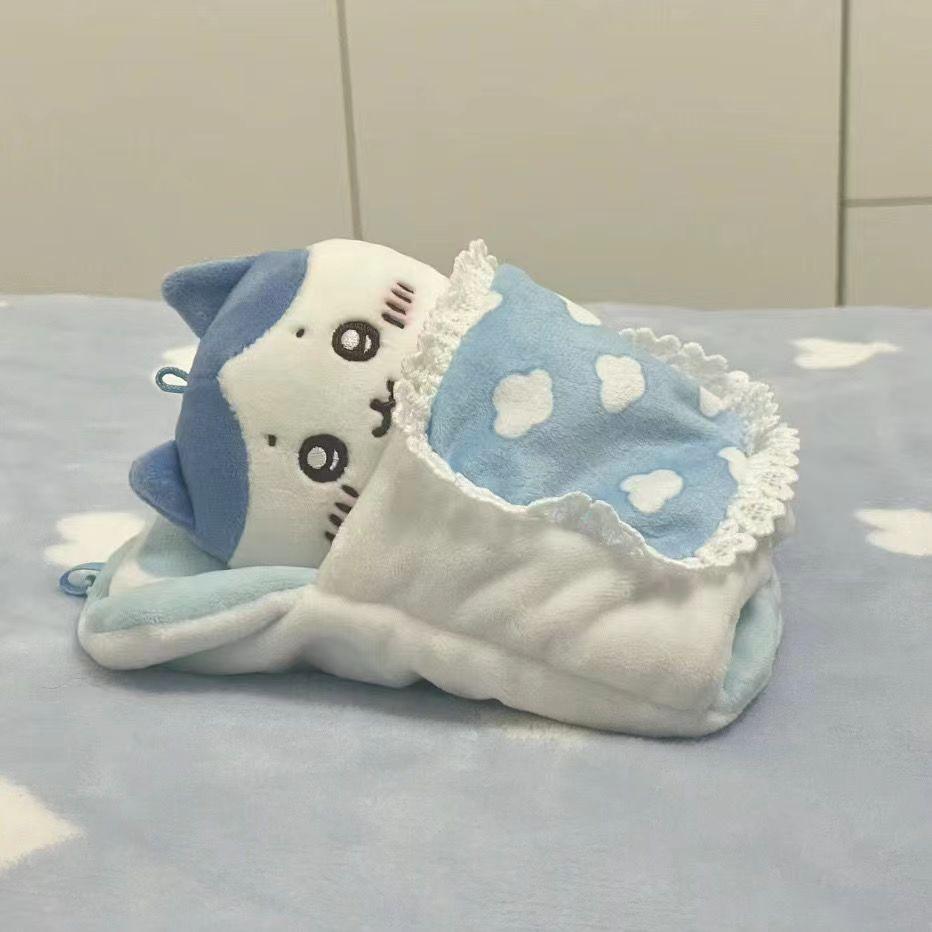 Süßer Schlafsack Chiikawa Baby-Schlafsack Baumwoll-Plüschtier Chiikawa Plüsch-Schlüsselanhänger Taschenanhänger Dekoratives Plüschtier Geschenk