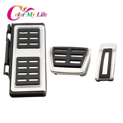 Car Pedals Cap Foot Rest Cover Brake Clutch Pedal for Volkswagen VW Tiguan Allspace Jetta Golf 7 8 MK7 MK8 2018 -