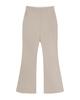 RAMU STUDIO Cica Wool Back Slit Secret Elastic Bootcut Slacks Pants Blush Beige Cica06Bsb