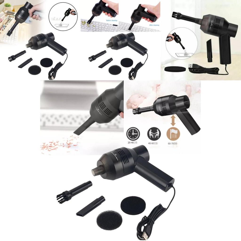 Compact 4w Usb Mini Vacuum Cleaner Ideal For Laptop Keyboard And Digital Devices