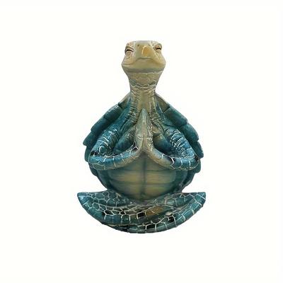 Turtle Yoga Statue Decoration Summer Meditation Turtle Decoration Spring Garden Turtle Craft. Returnees Are Very Realistic.