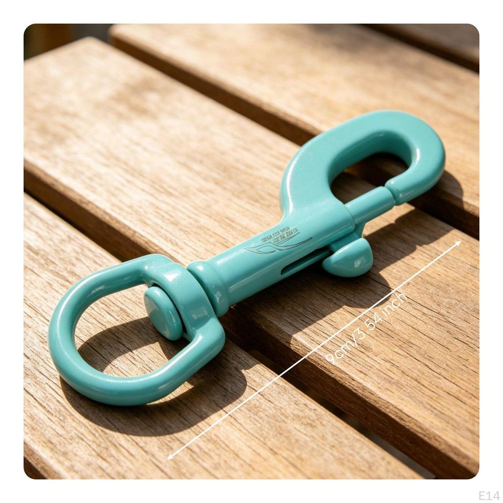 Swivel Eye Bolt Snap Hook Single End Stainless Steel Diving for Boating Silver 75MM