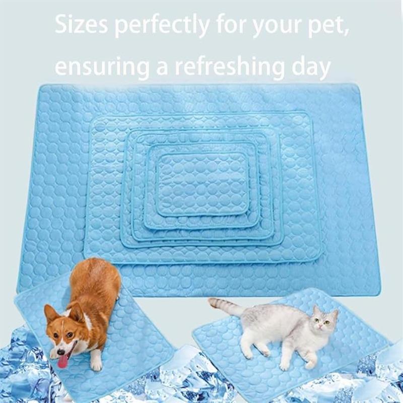 Summer Pet Cooling Mat Self Cooling Pad for Dog and Cat Waterproof Sleeping Bed Pillow Cushion Pad for Indoor Outdoor Use