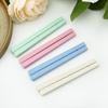 Portable Cutlery Set Kids Wheat Straw Tableware Outdoor Camping Dinnerware With Mini Box Fork Spoon Chopsticks Utensils