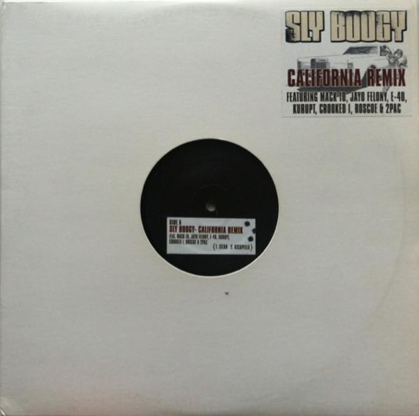 12inch Record SLY BOOGY - California (Remix) NONE J Records 2003 US Rap & Hip-Hop/R&B Used