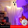 Spooky Ghost Halloween Decor IP65 Waterproof Halloween LED Hanging Ghost Light DIY Large Lighted White Ghost for Halloween Party