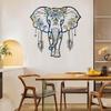 Elephant Shape Wall Hanging Decoration Crafting Mould Holographics Silicone Mold for Wall Sticker Jewelry Making Tool