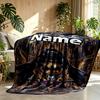 Custom Name Personalized Batman Print Blanket, Home Decor, Bedroom, Sofa, Camping, Couch, Gifts for Birthday Christmas