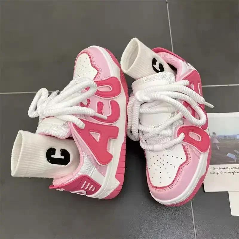 Fashion Sneakers Lace Up Athletic Shoes for Women Sports Light H Comfortable and Elegant Woman Footwear Original Deals Designer Luxury A