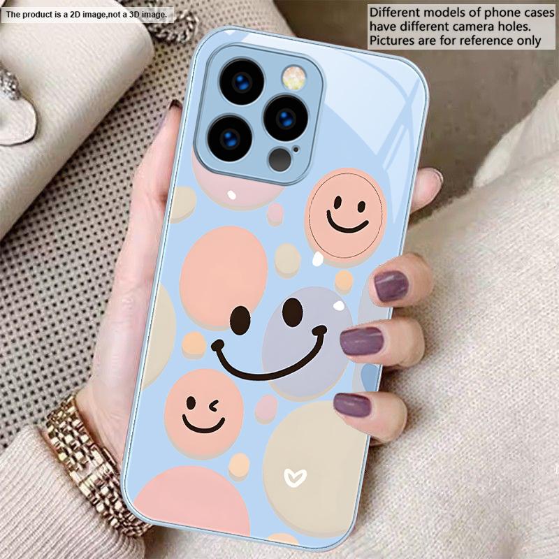 

Rose purple circular heart For iPhone 16 E 15 14 13 Plus 12 mini 11 Pro Max XR Xs X 7 8 P lus 6 6S 16E Tempered Glass Phone Case iPhone 15 Pro Max