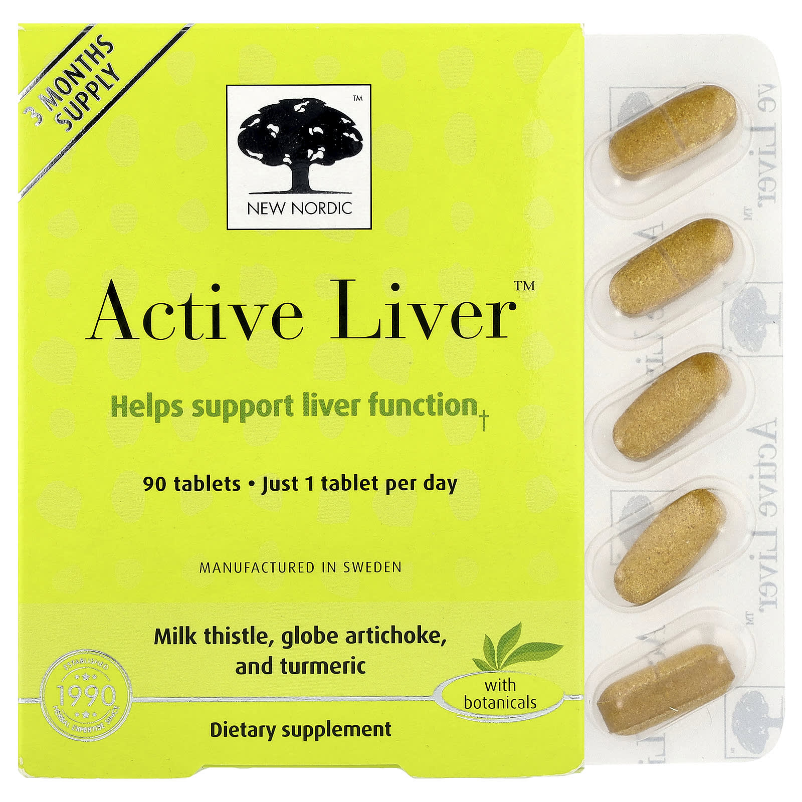 

New Nordic, Active Liver™, 90 tablets