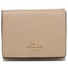 Coach Outlet Tri-fold Mini Wallet, Beige, Women's, 88666 IMTAU [Product Code]