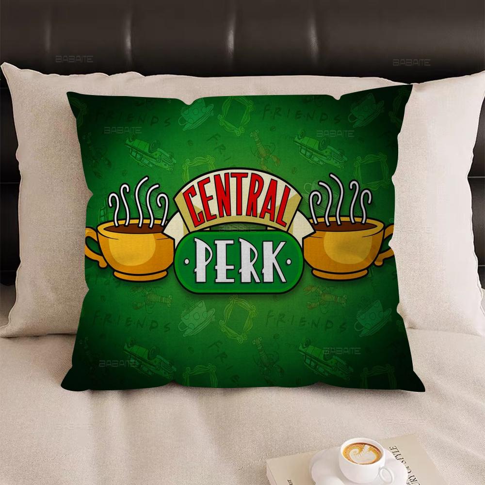 Amerikansk TV-serie Vänner Kudde Kuddöverdrag Örngott Vardagsrum Soffa Heminredning Anpassad
