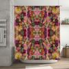 Mosaic Shower Curtain Colorful Bath Linen Decor With Modern Pattern For Bathroom Decoration Multicolor Mosaic Design Waterproof