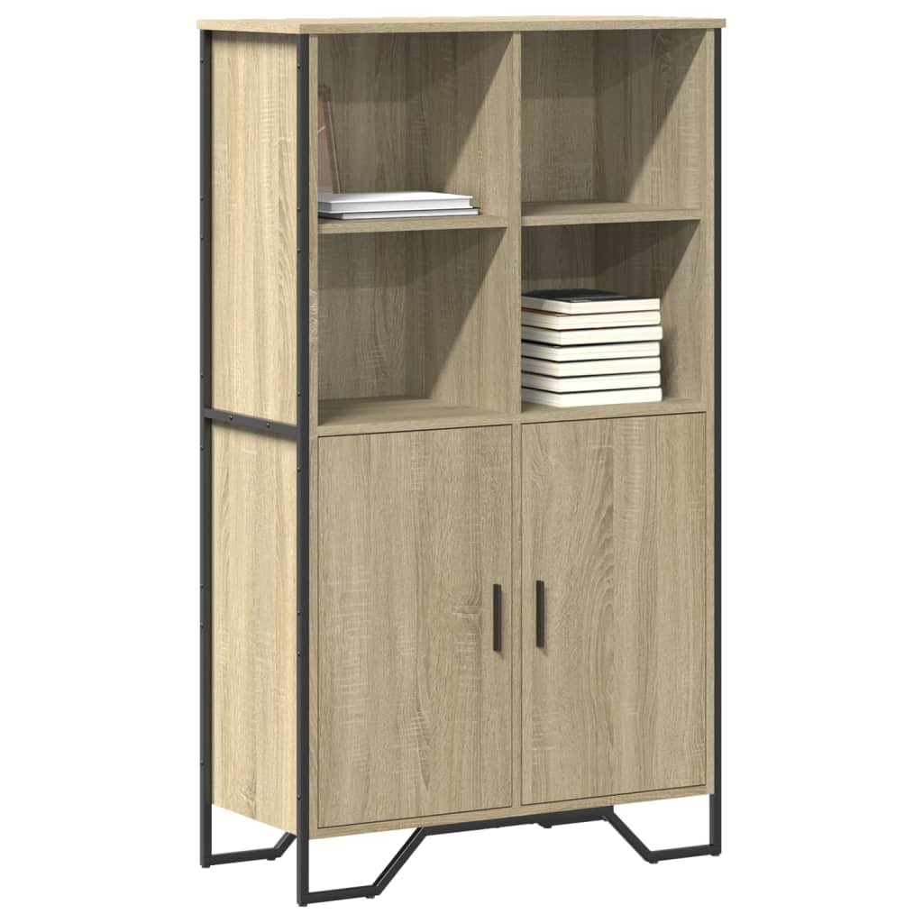 Vidaxl Wysoka Szafka, Dąb Sonoma, 79,5X35,5X137,5 Cm