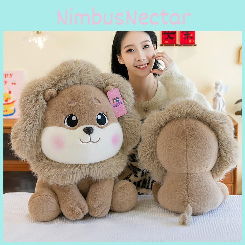 Adorable Plush Lion Keychain Accessory Cute Cartoon Stuffed Toy For Bags