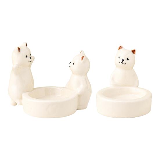 Svícen Keramický Design Koťátka Svícen Všestranná Stolní Dekorace Dárek k Narozeninové Oslavě