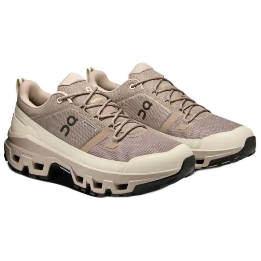 ON Cloudrock Low Vanntett Cinder Fog Herre Sneakers Grå 3MF10252566