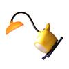 Cartoon LED Desk Lamp Cute Airplane Shape Rechargeable Table Foldable Eye Care Light Yellow
