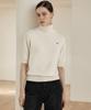 ZEROSTREET [2 Colors] Le Zero Angora Short Sleeve Turtleneck Knit