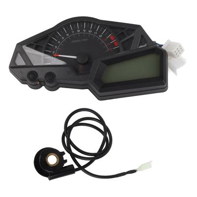 LCD Motorcycle Odometer Speed Fuel Gauge 15000RPM Fit for NINJA 300