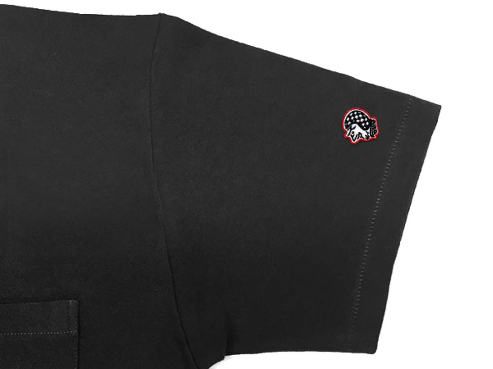 [SPEED ADDICT] TRADE MARK POCKET T-shirt (S/S Sumikuro, XL Size)