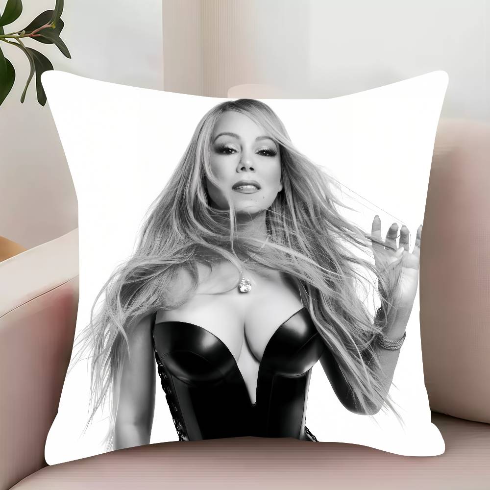 M-Mariah Carey Here for It All Pillow Case Decor Protective Covers Comfortable soft for Sofa Living Room Home office