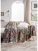 American Retro Non-Slip Stain-Resistant Jacquard Tassel Sofa Cover
