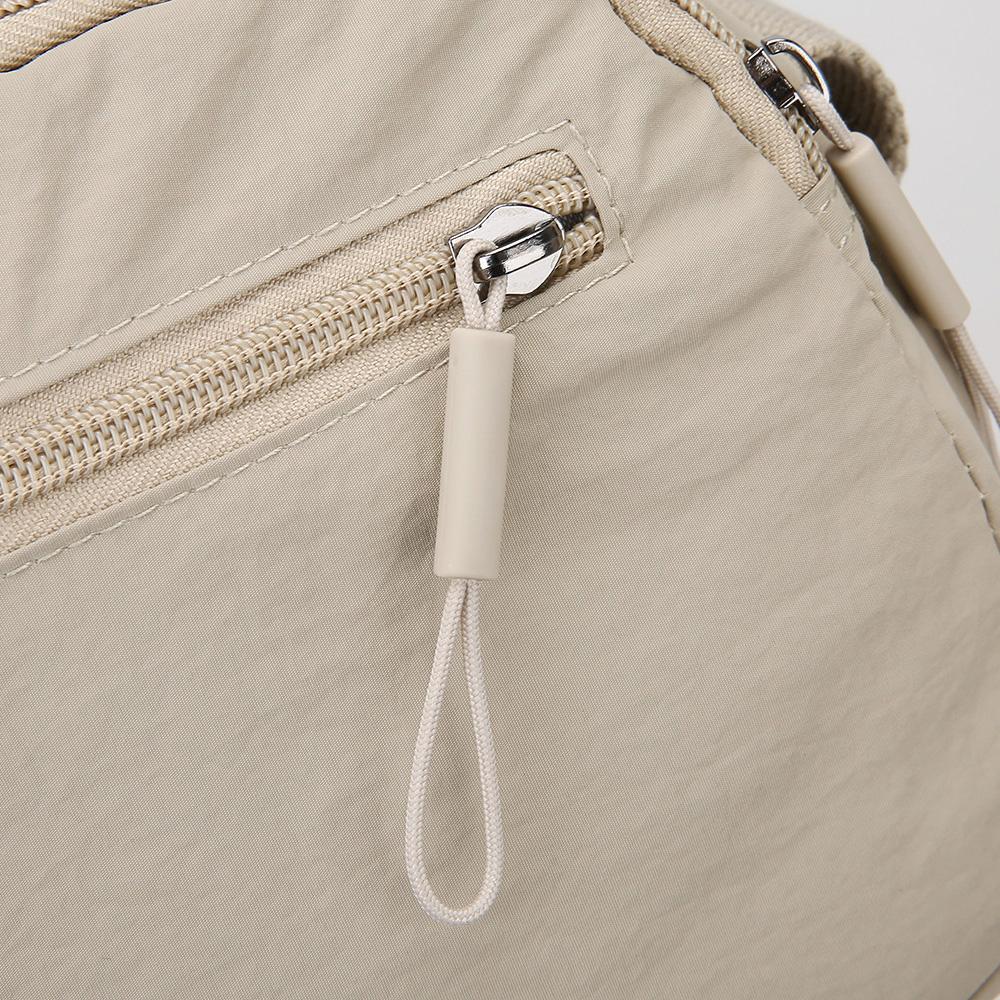 Nylon Kleine Tasche Mehrfachfächer Reißverschluss Kleine Quadratische Tasche Damen Schultertasche Umhängetasche