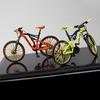Non-Toxic Creative 1/10 Alloy Bicycle Model Diecast Simulates Display The Miniature Bicycle Toy Descend The Mountain Bike Model Toys Gift
