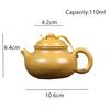 Chinese Yixing Purple Clay Teapot Handmade Tea Pot Small Capacity Beauty Kettle Household Zisha Tea Set Accessories 110ml