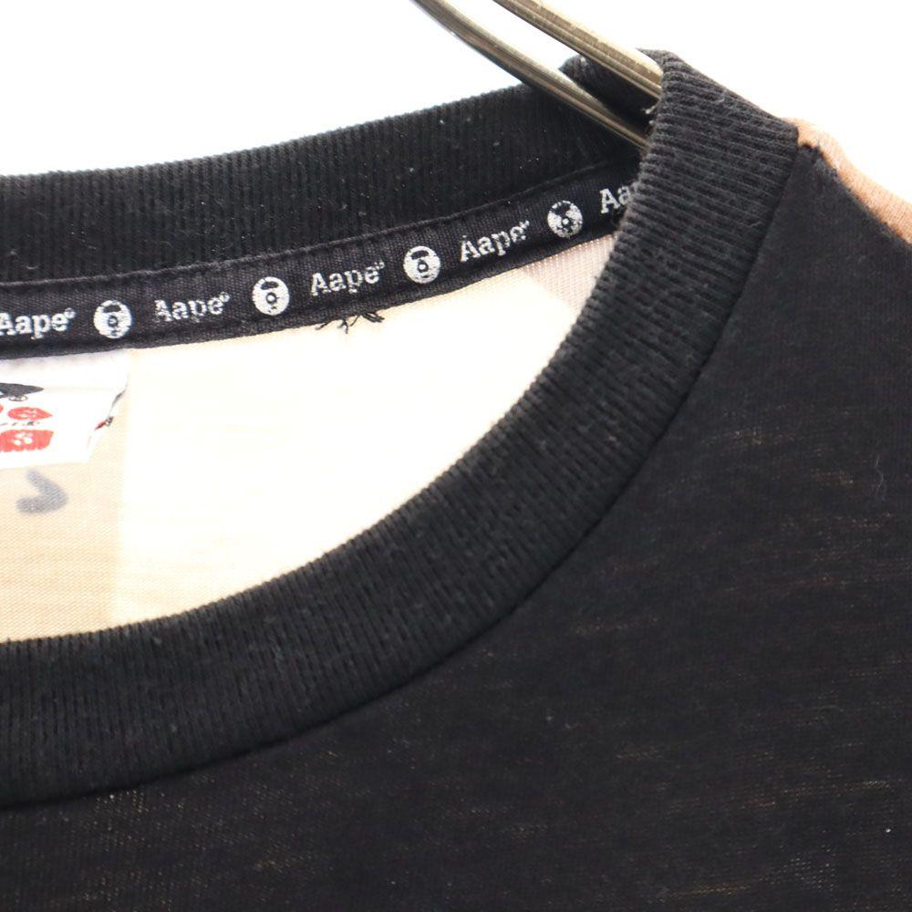 A BATHING APE Short sleeve T-shirt S black Men's Used