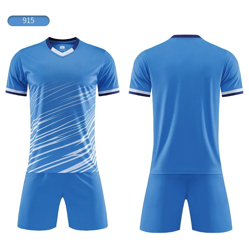 Kid Football Jerseys Custom Children Soccer Uniform Shirts Futsal Sportswear Club Team Football Uniform Men Sports Suit JLS915