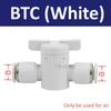 BUC BUL BUM BTC 4mm 6mm 8 10 12mm Pneumatic Push In Quick Joint Connector Hand Valve To Turn Switch Manual Ball Current-limiting