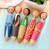 5Pcs/bag Stationery Ballpoint Pen Cartoon Doll Pen New Neutral Pen