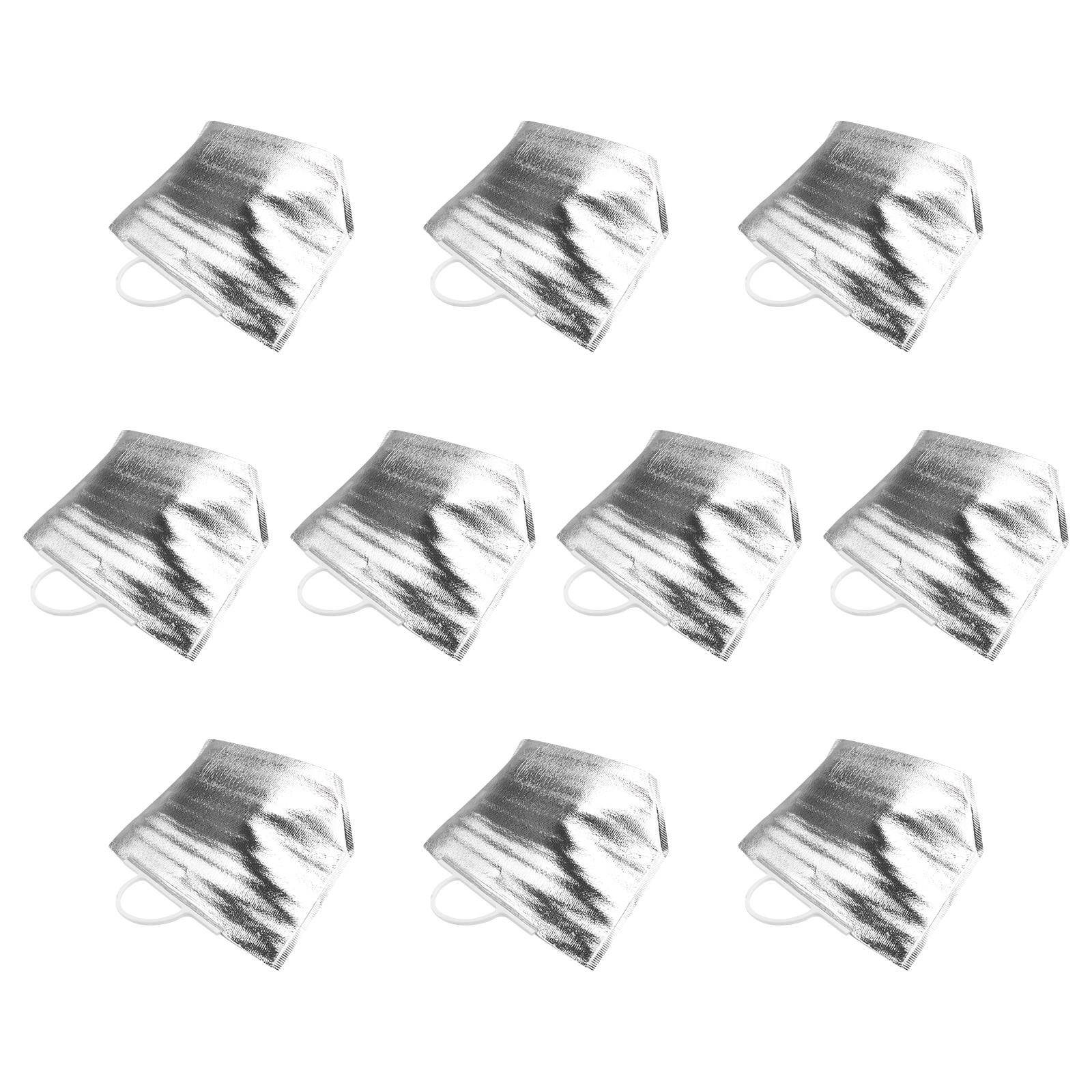 

10pcs Insulated Tote Bag Lunch Pouch Thermal Bags Food Storage Heat Preservation Lightweight Eco Friendly for Home