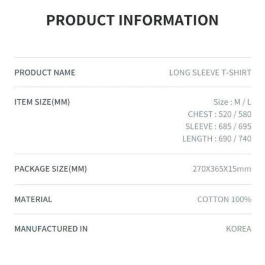 BTS MAGIC SHOP LONG SLEEVE T-SHIRT Tag Attached