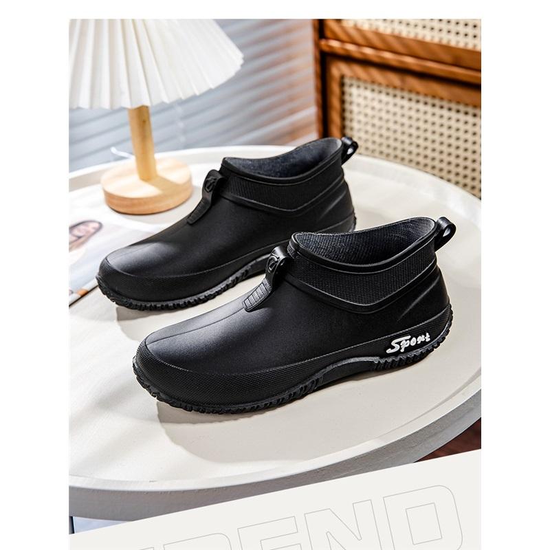 Ladies' Fashionable Outdoor Daily Leisure Anti Slip Waterproof Wear Resistant Rain Shoes Rubber Shoes