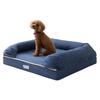 neDOGko 3D Puppy Bed, Suitable for Medium and Large Dogs, Urethane Foam, Large Size, Navy Blue, Washable, Standing Support, Durable, Emool
