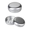 2 Stück Tragbare Aluminium Seifendose Reisefreundliche Metallschale mit Abtropfschale für Badezimmer oder Küche
