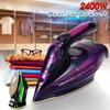 220-240V 2400W Electric Cordless Steam Iron 5 Speed Adjustable Charging Portable Clothes Ironing Steamer Ceramic Soleplate