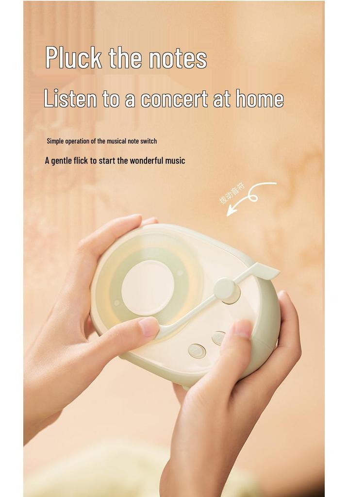 Retro Vinyl Bluetooth Speaker with Ambient Light, Perfect Gift for Friends, USB Charging