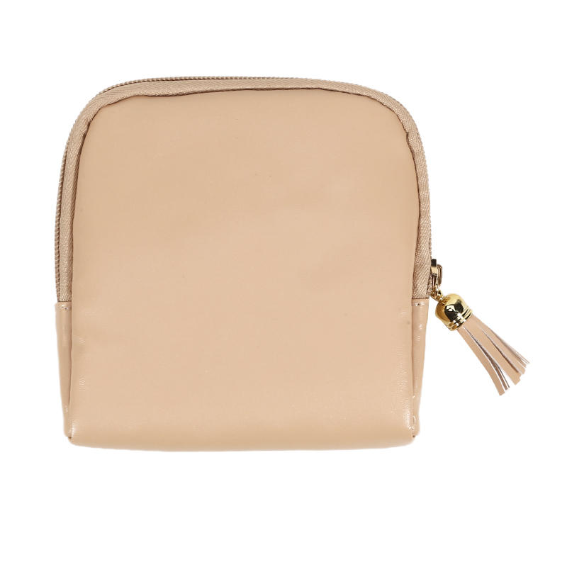 Tassel Jewelry Packing Bag PU Leather Rings Necklace Mini Cosmetic Bag Large Capacity Organizer Jewelry Storage Case Travel