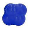 Reaction Ball Rubber Bright Color Hex Reaction Trainer Ball for Improving Hand Eye Coordination Agility Blue