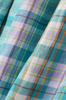 Human Woman Voluminous Tucked Skirt Check Check (Madras Pattern) / Women's / 077-5120402 143_Green