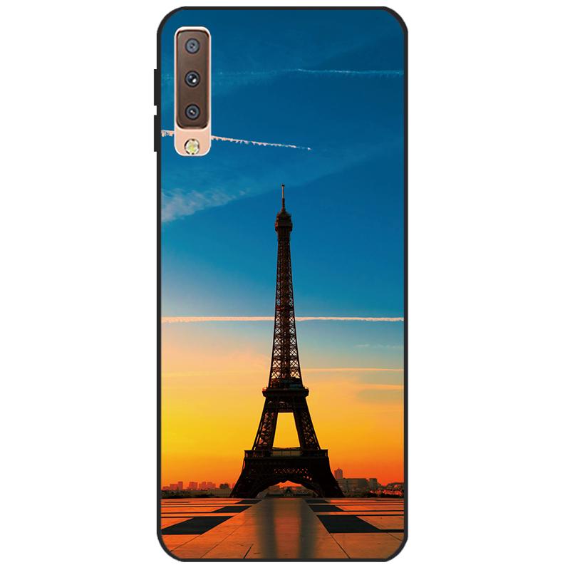 For Phone Case Samsung Galaxy A7 2018 Case Bumper Soft TPU Silicone Coque Back Cover For Samsung A7 2018 A750 A750F Case Fundas