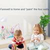 60cm Wallpaper Sticker Kitchen Wallpapers Home Decor Wall Stickers Oil Pollution Prevention Electrostatic Adsorption Transparent