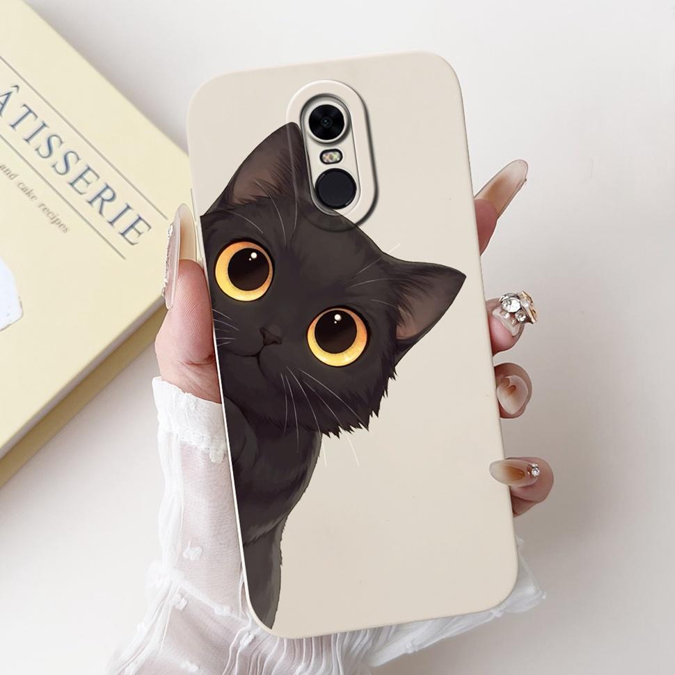 Husă Colorată cu Model Pentru Xiaomi Redmi 5 Plus Note 5 Subțire Huse din Silicon Moale Pentru Redmi5 Plus (Redmi Note5) Coperta Coque