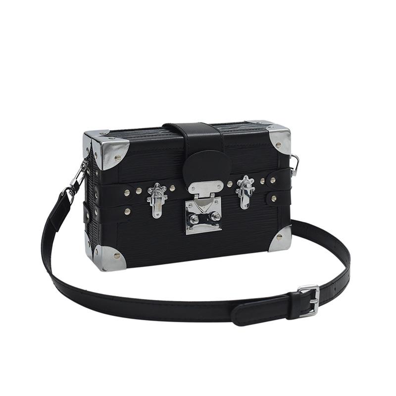 Trendy Box Messenger Bag: Stylish High-End Design for Men & Women