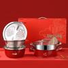 Sigaang Stainless Steel Double-Layer Steamer Hot Pot